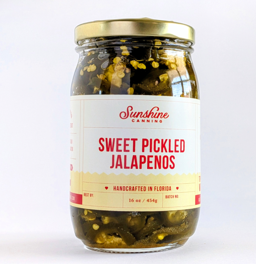 Sweet Pickled Jalapenos