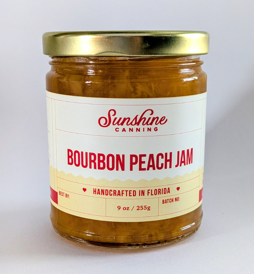 Peach Bourbon Jam
